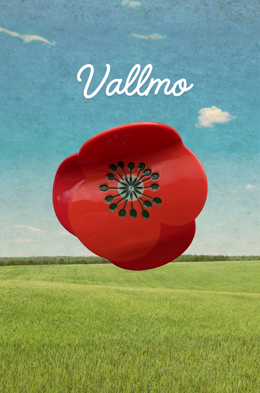 Vallmo - Hårklämma