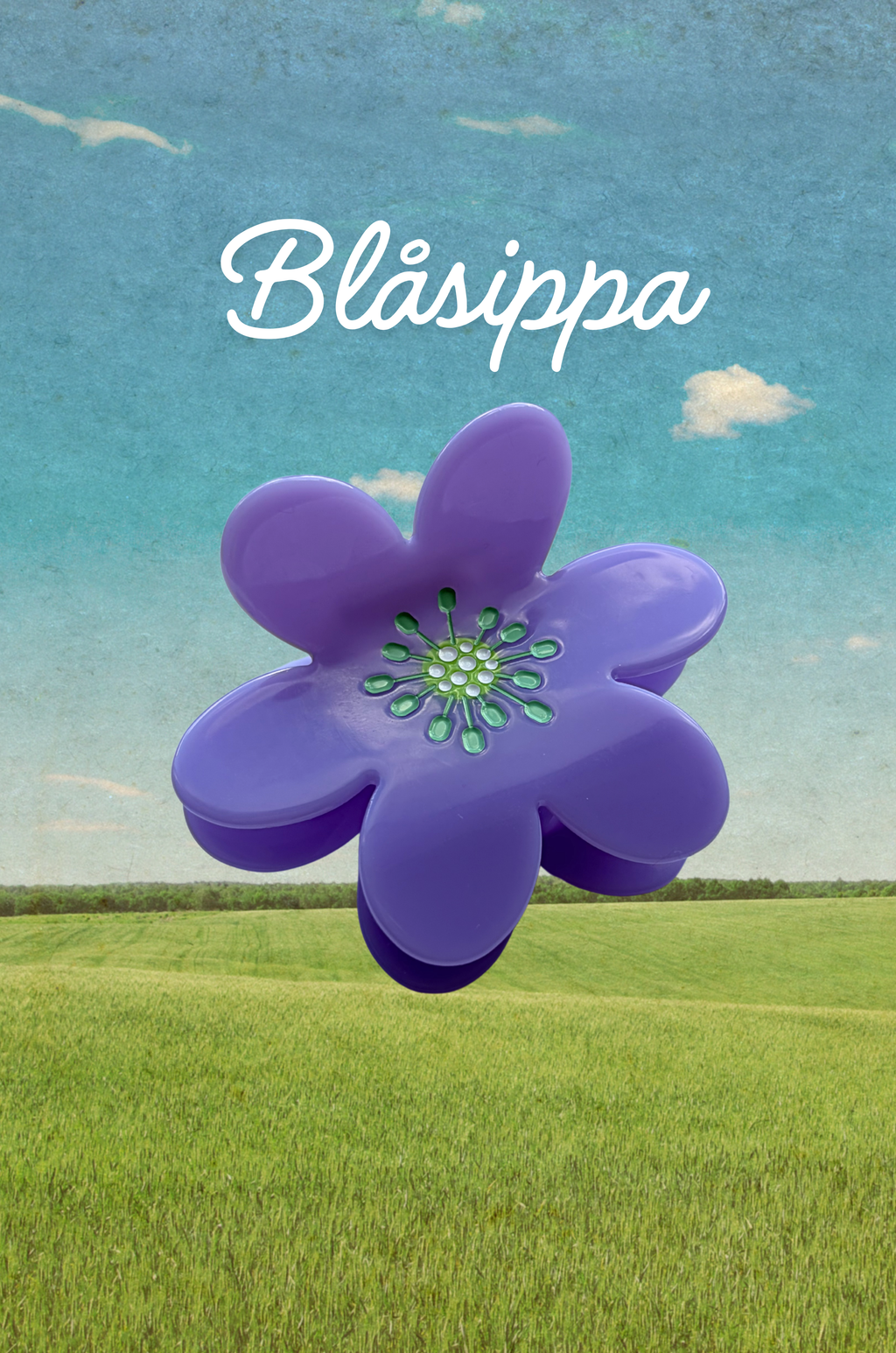 Blåsippa - Hårklämma
