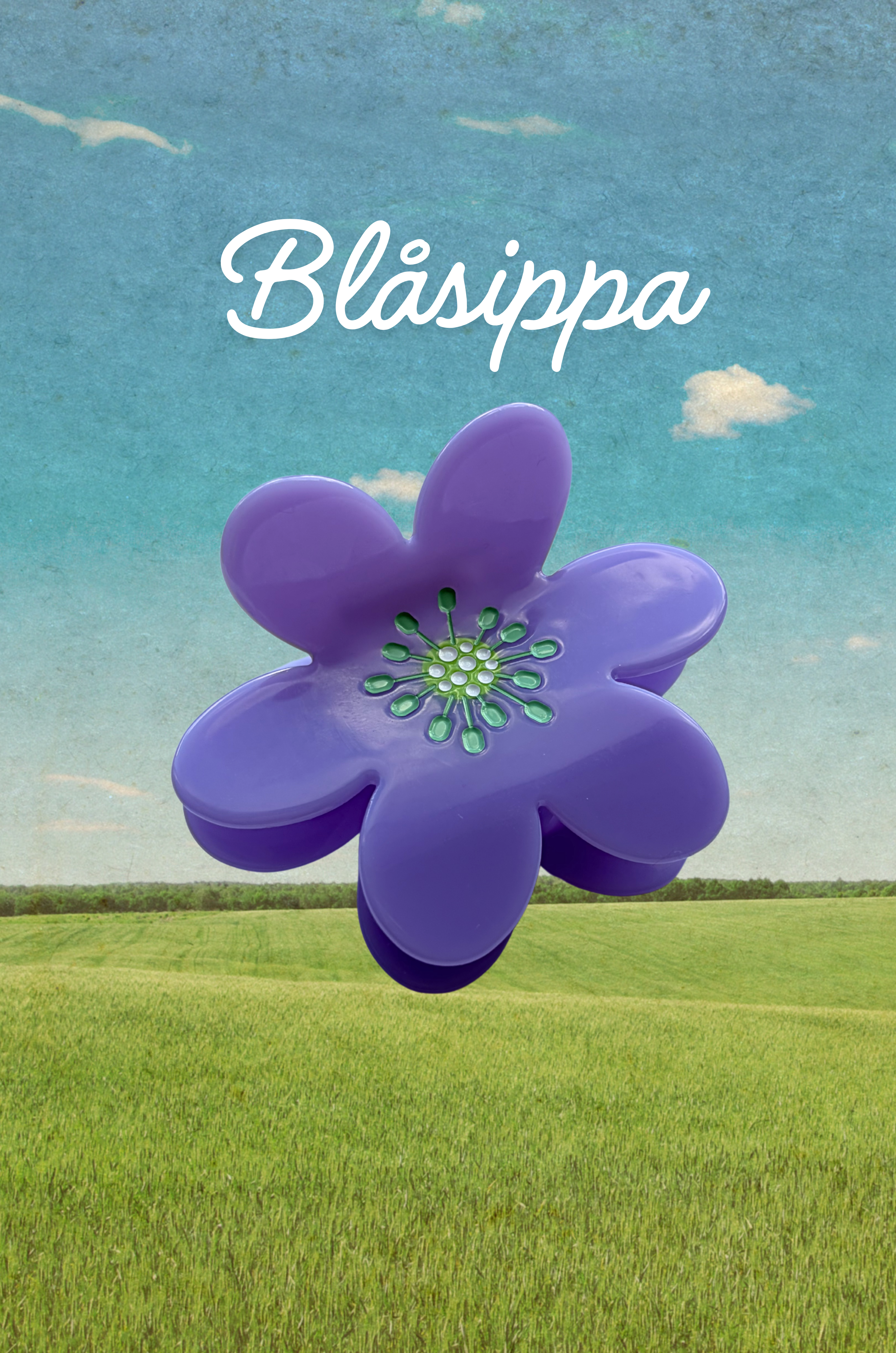 Blåsippa - Hårklämma