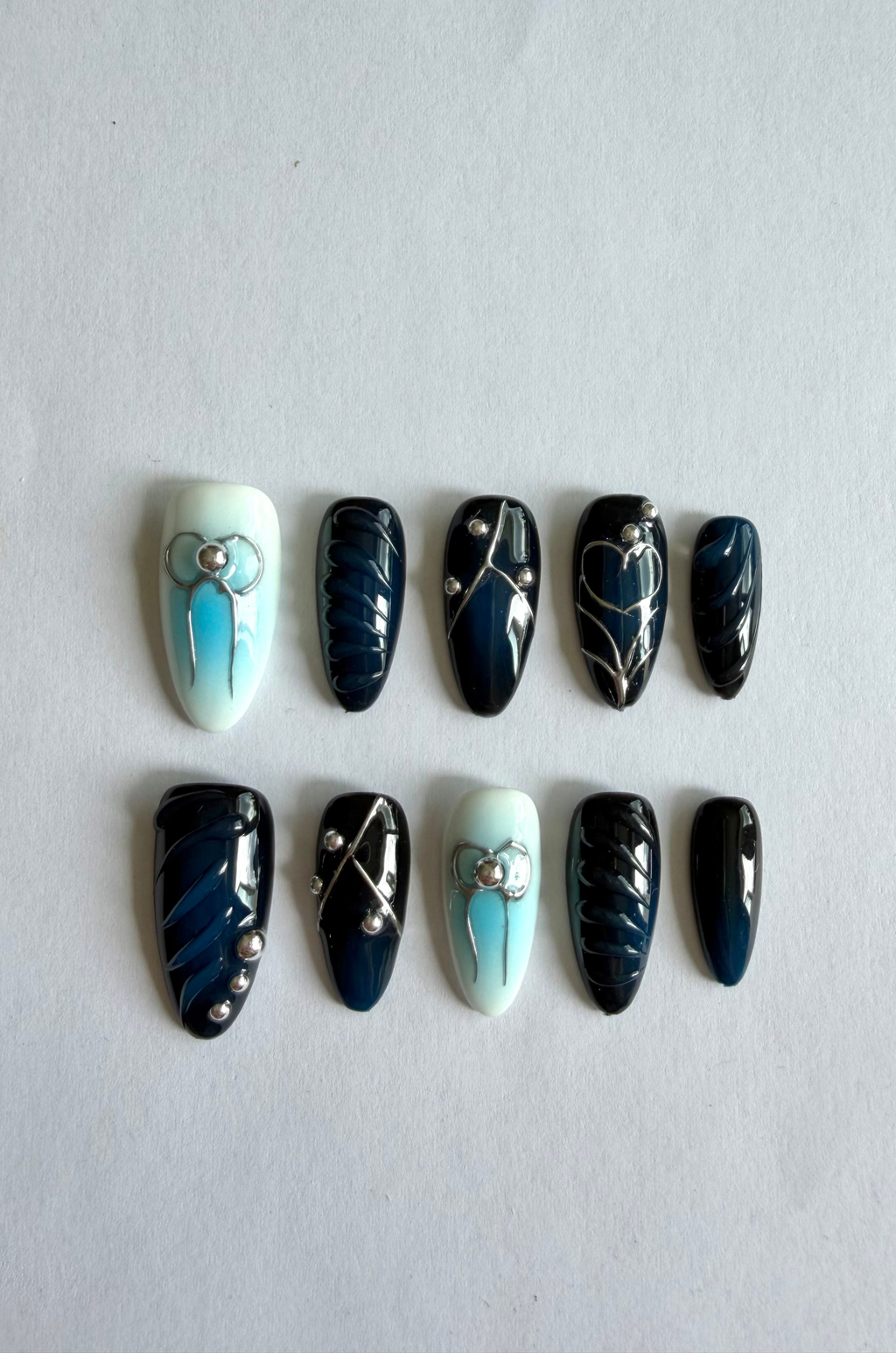 Cobalt - Chrome nails
