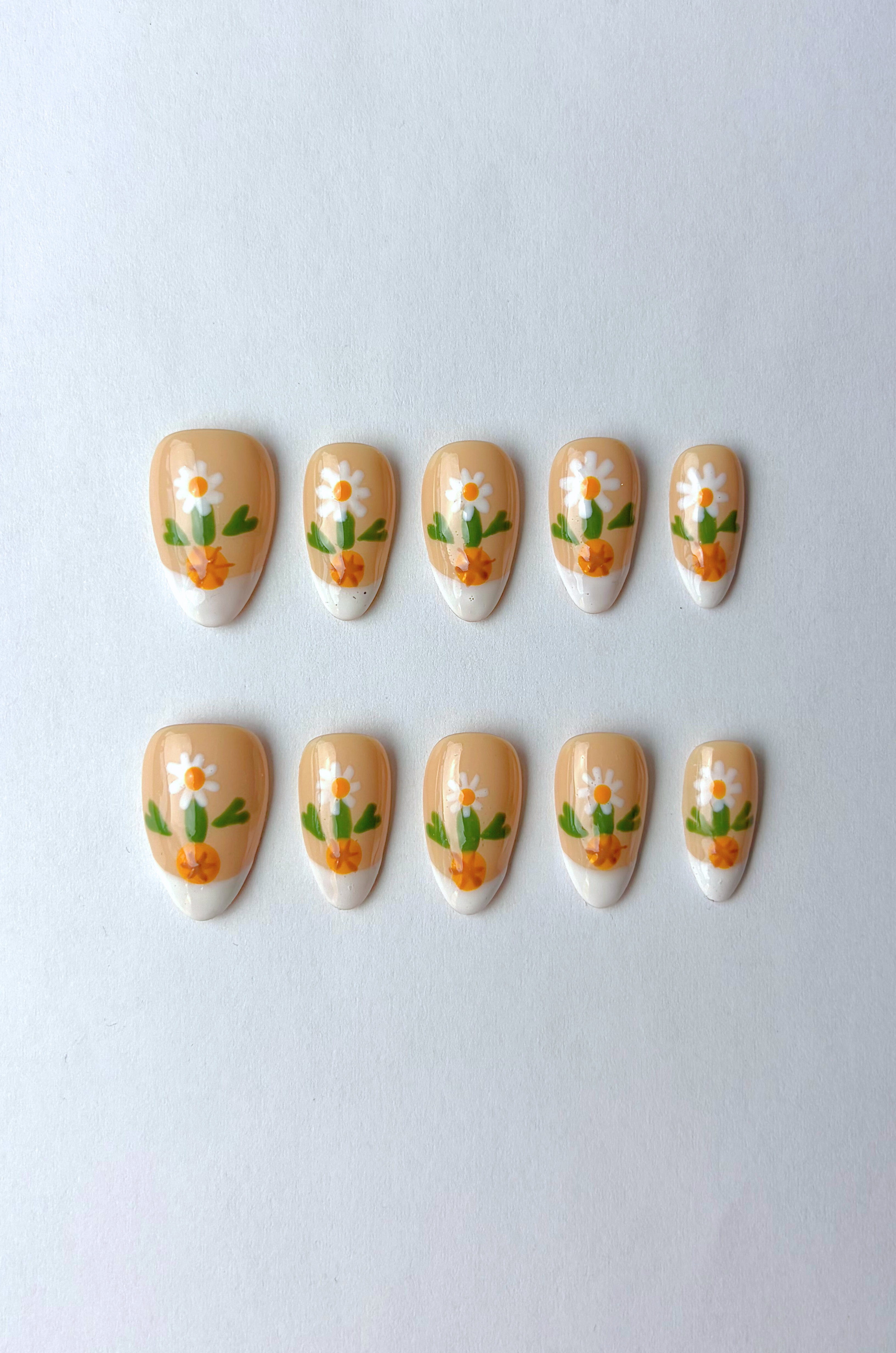 Maskros & prästkrage | NailFika® #9