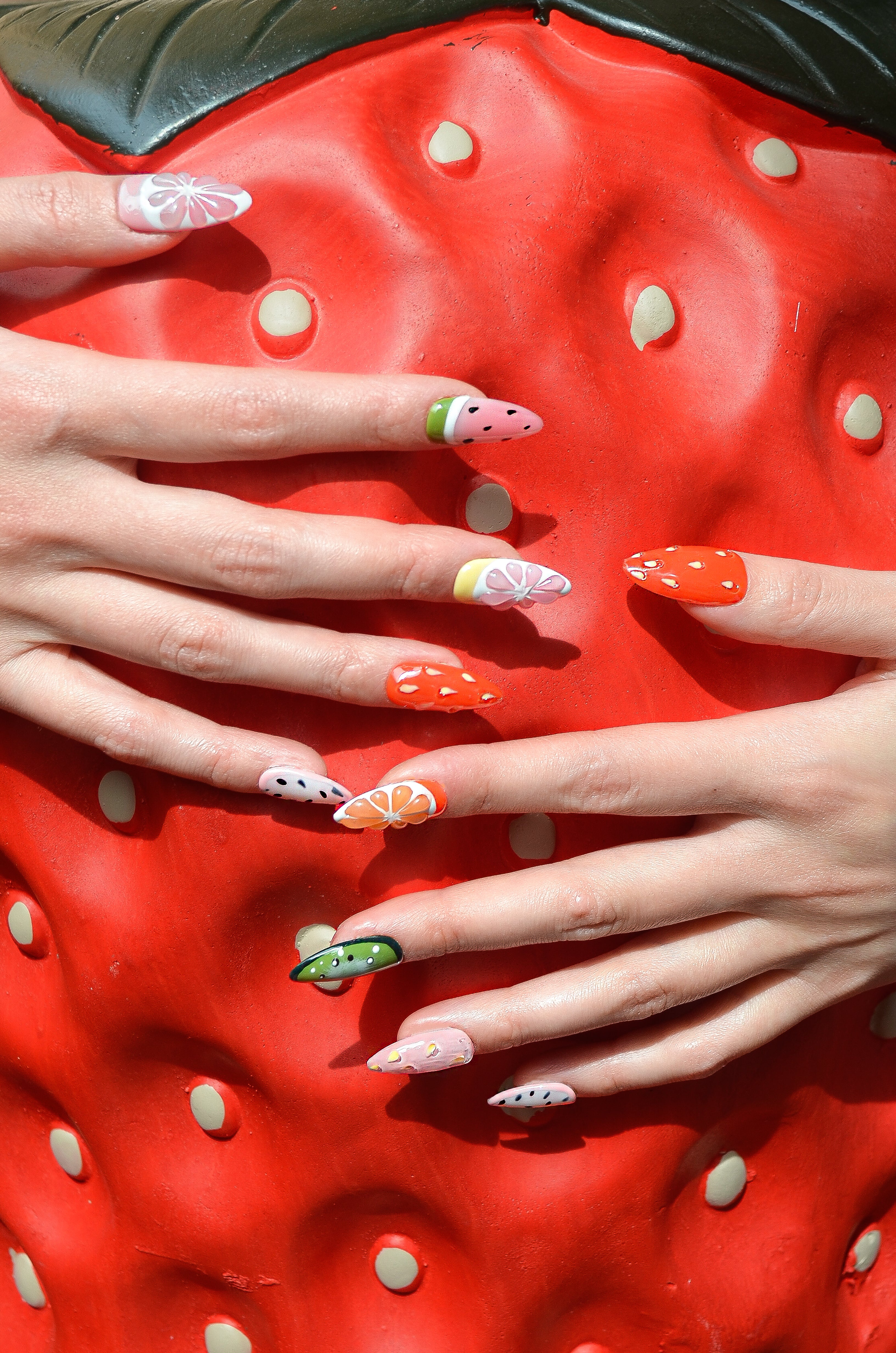 Fruits Galore - red &amp; multicolored set