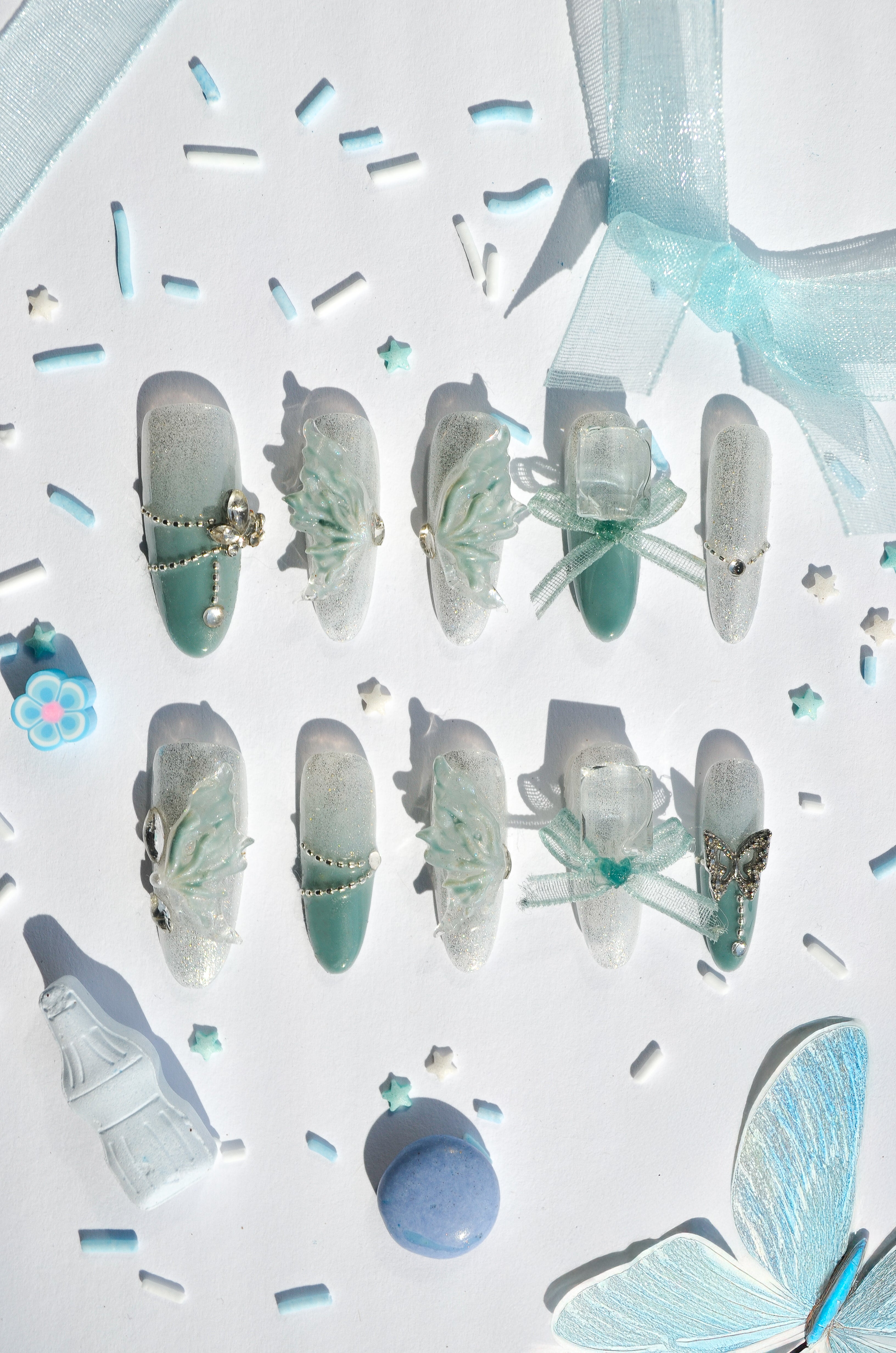 Mystic Wings - Turquoise &amp; Silver Set