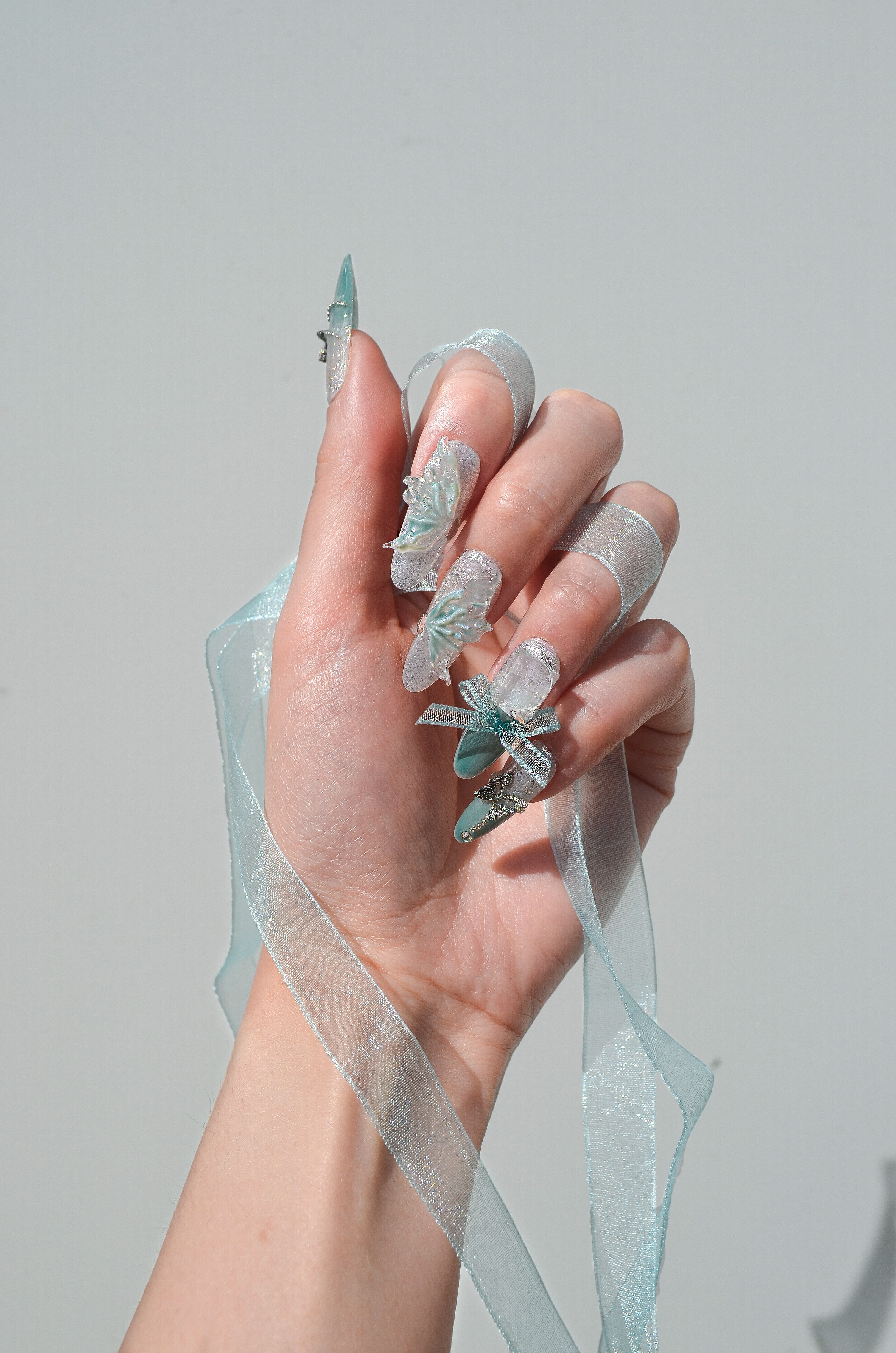 Mystic Wings - Turquoise &amp; Silver Set