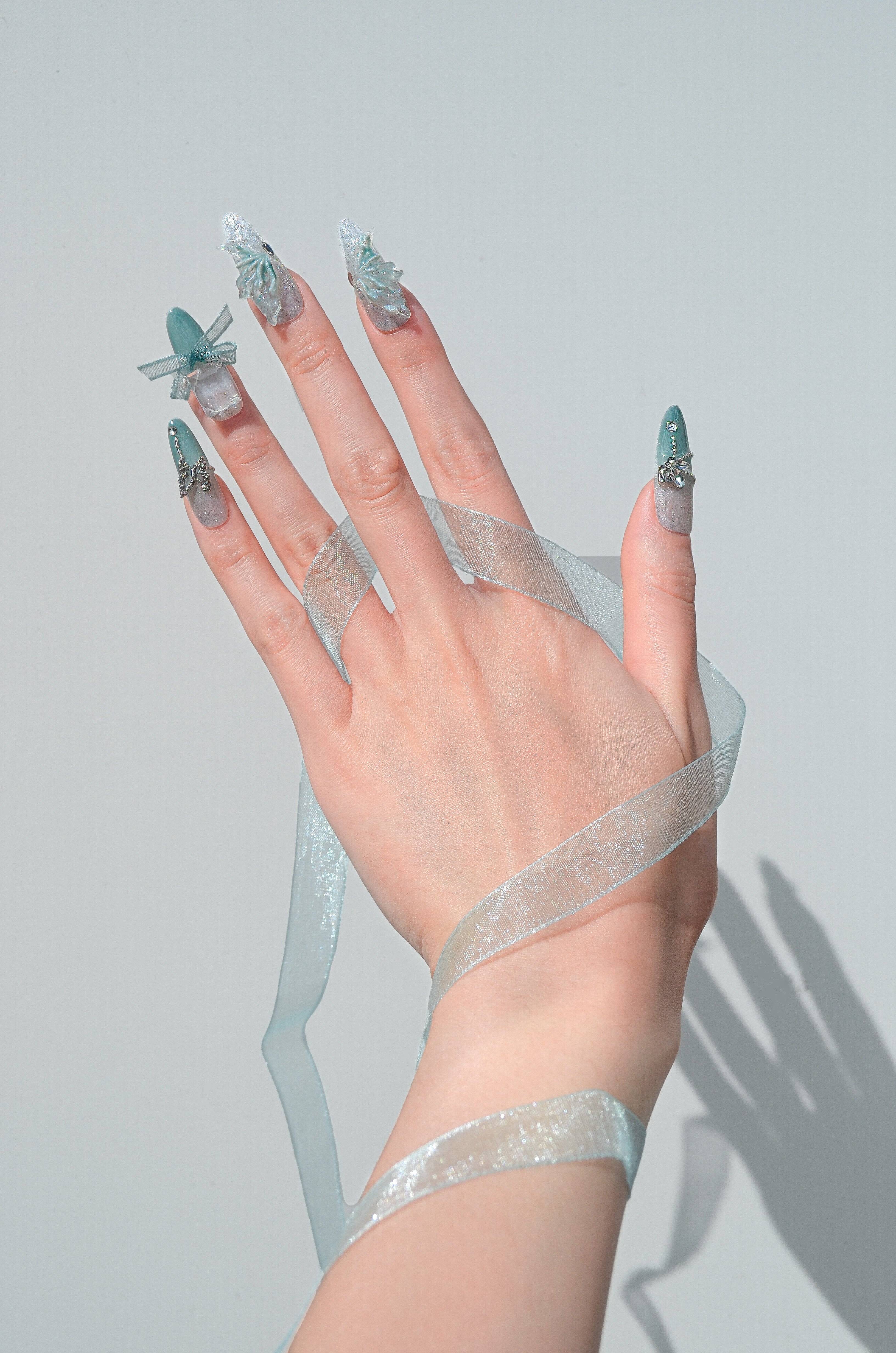 Mystic Wings - Turquoise &amp; Silver Set