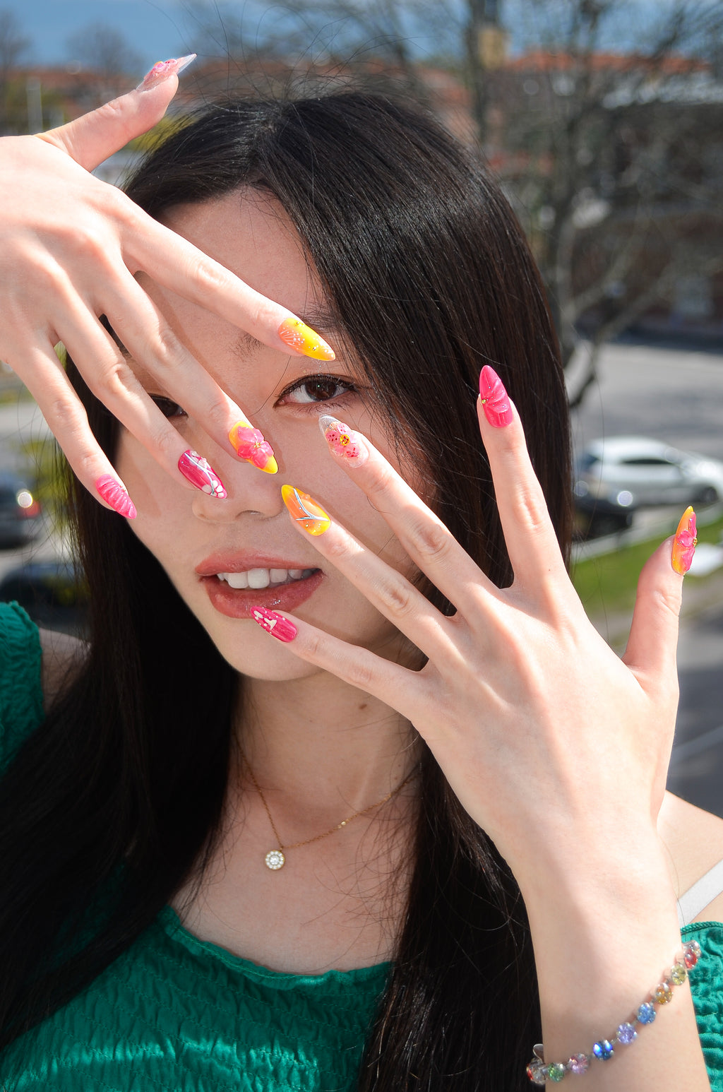 Orchid Dreams - yellow &amp; purple set