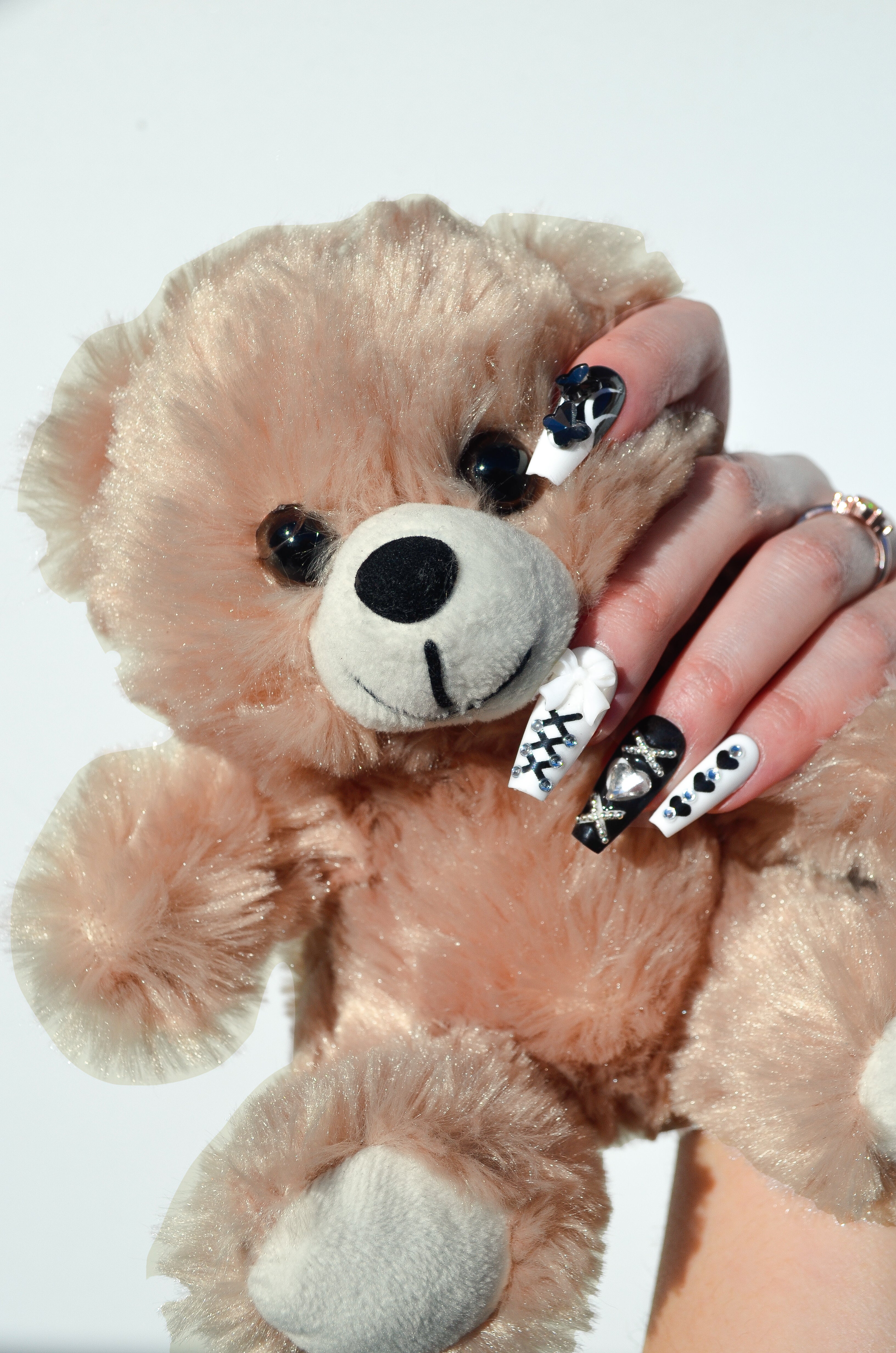 Teddy Bear - Svart & vit set