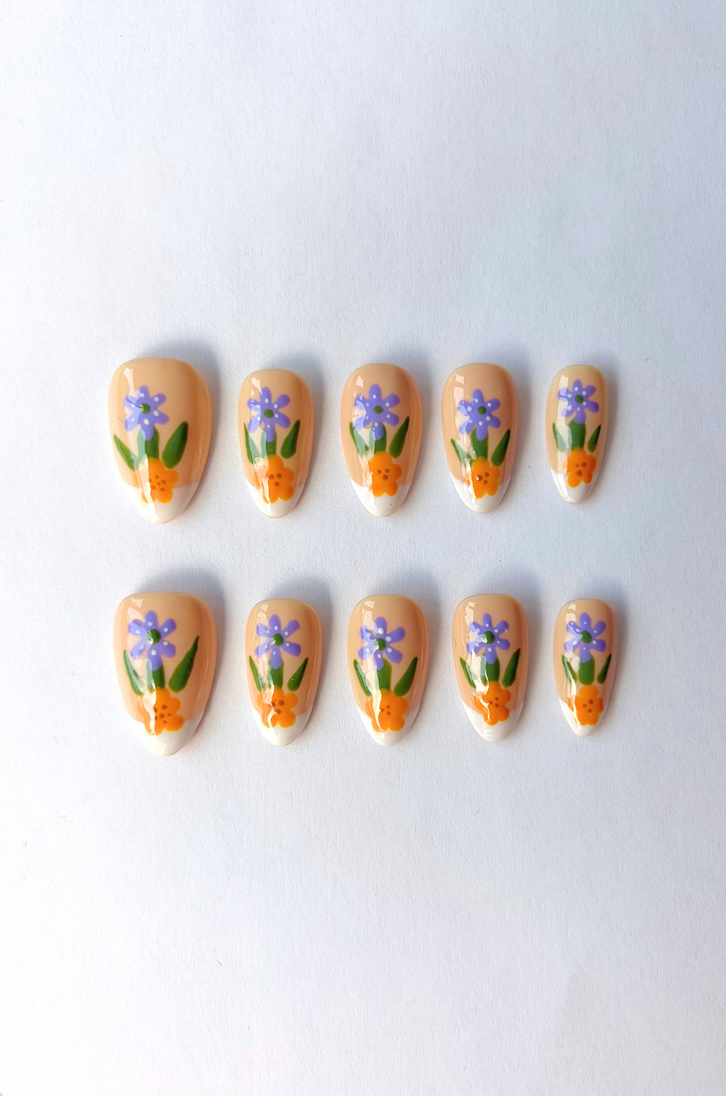 Smörblomma & blåsippa | NailFika® #7